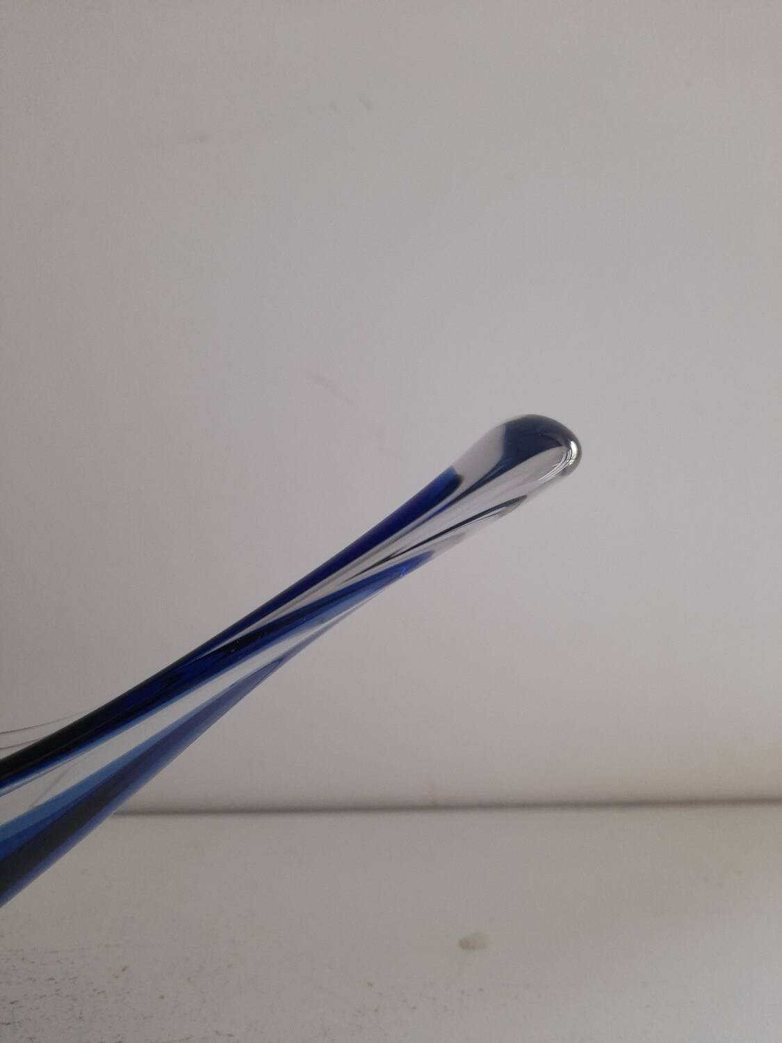 Bayel France blue glass dish