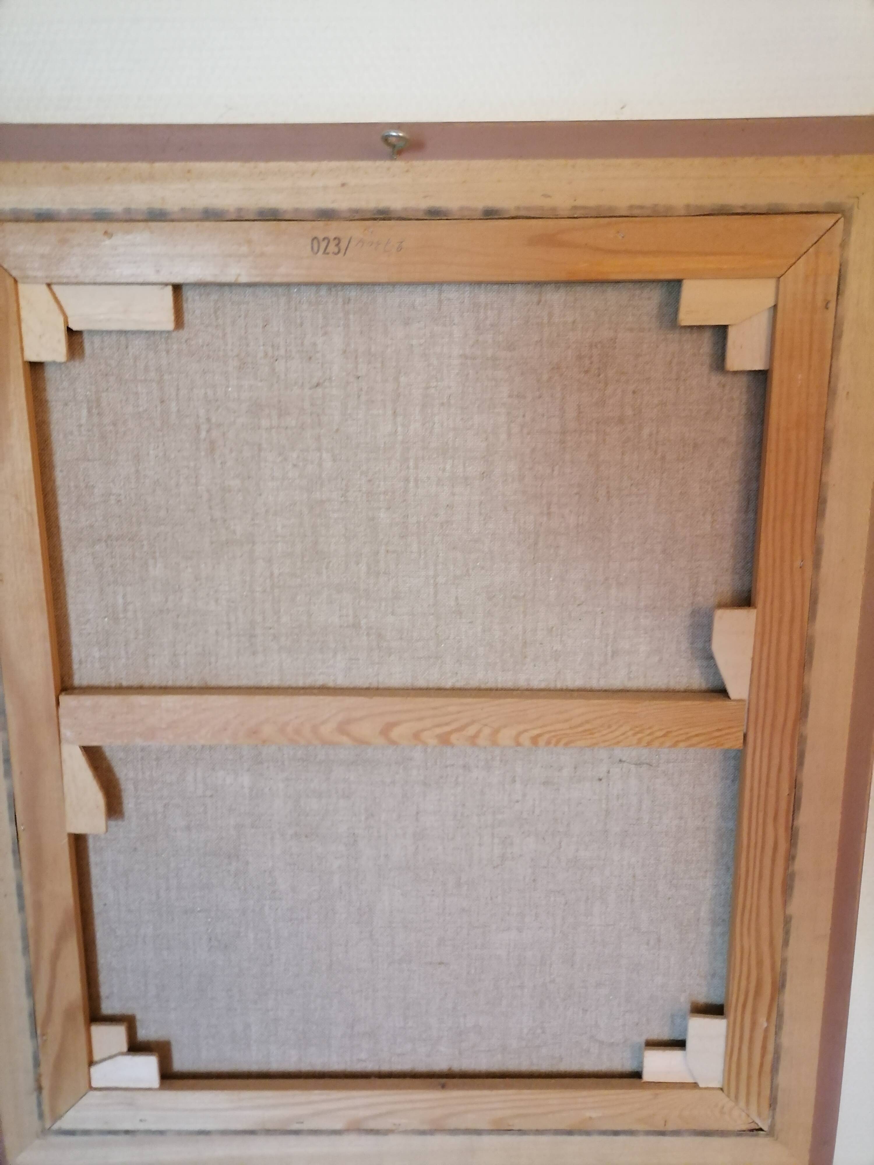 Pirelli framed painting