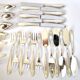30-piece modernist silver-plated table cutlery set DEETJEN