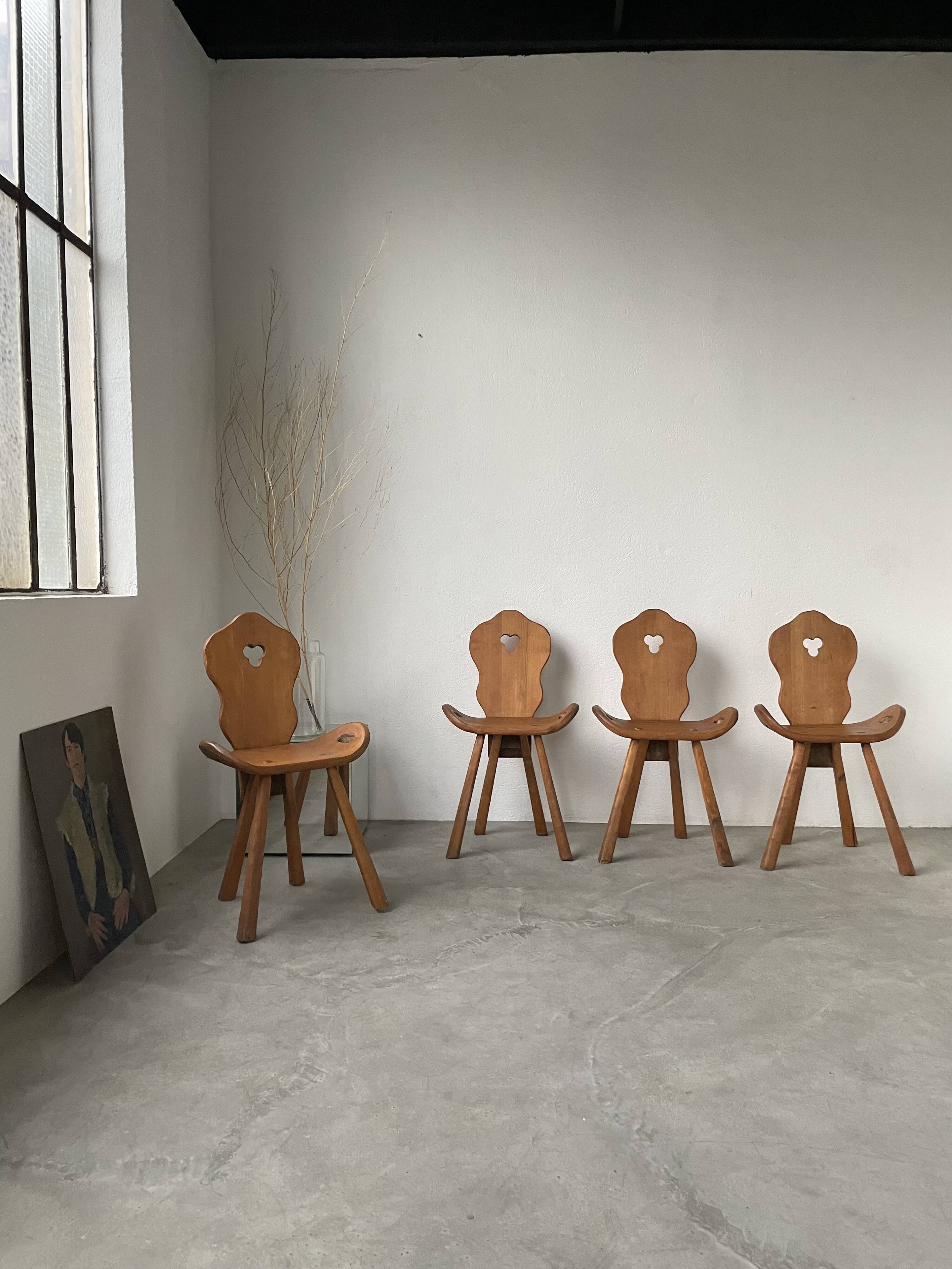 Oak mountain chalet chairs