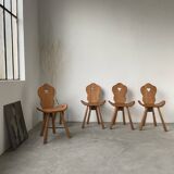 Oak mountain chalet chairs