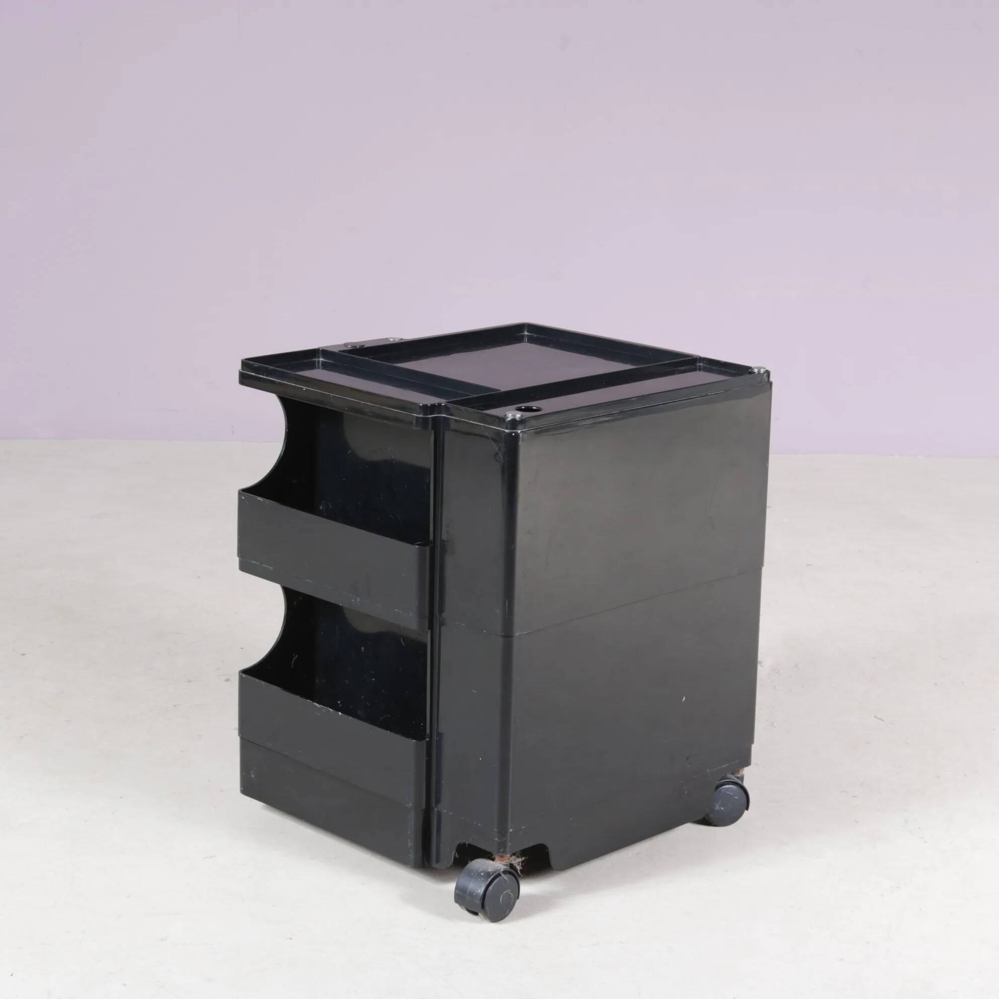 1970s low model Boby trolley Joe Colombo for Bieffeplast Italy