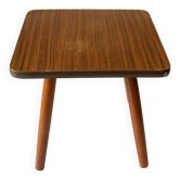 1950s Small wooden side table - plant stand - Vintage