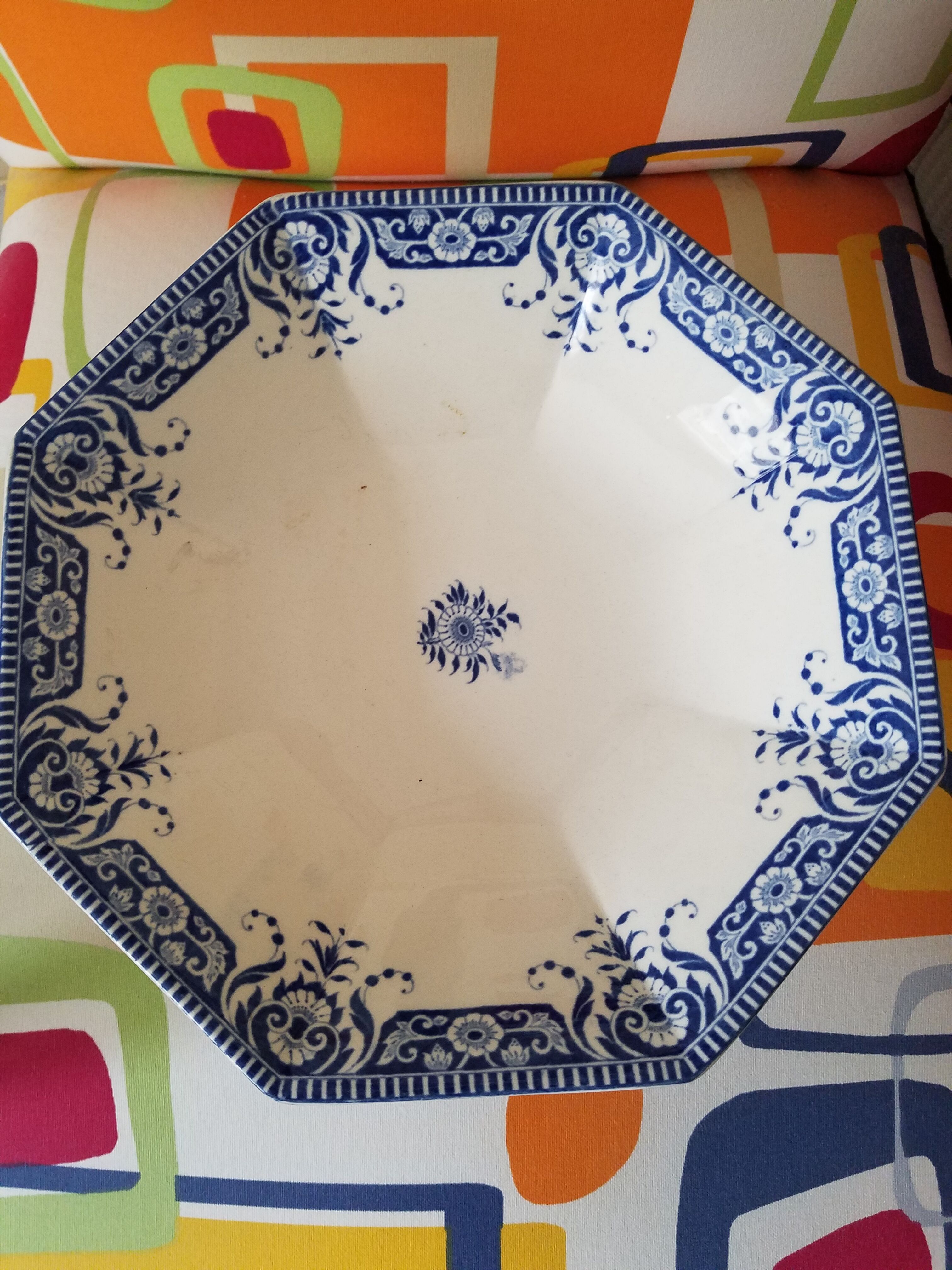 Compotier sinceny octagonal Sarreguemines