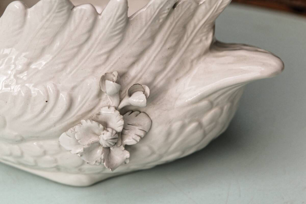 Swan centerpiece, signed Antonio Zen, Italy