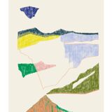 Abstract landscape - illustration a4
