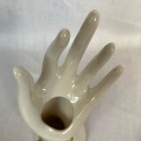 Soliflore vase, vintage hand ring