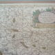 Carte ancienne xvii province de namur belgique par visscher, comitatus namurci, atlas minor, cadre