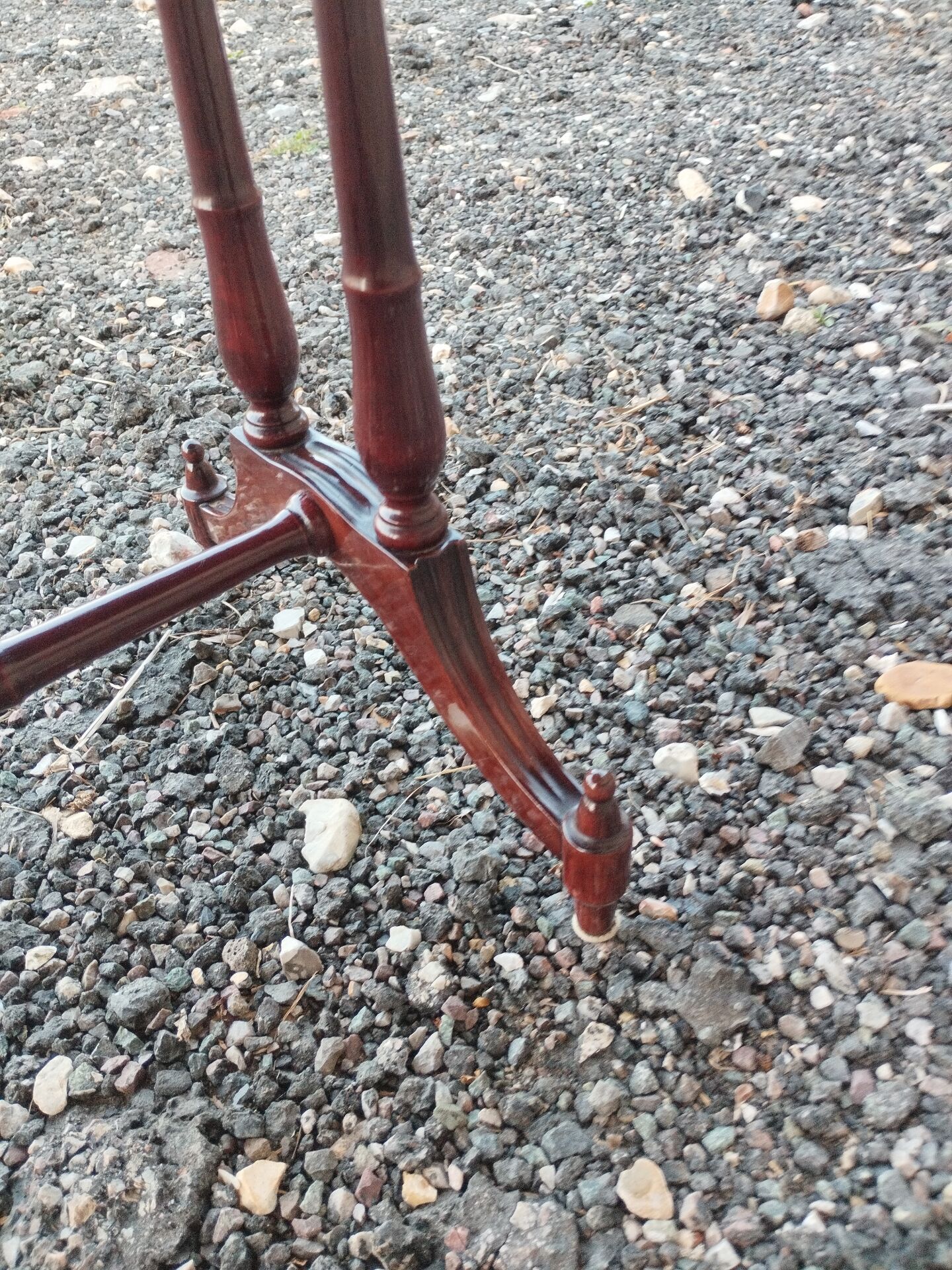 Vintage Louis XVI style wooden coffee table.