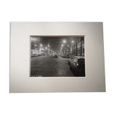 Photograph 18x24cm - Black and white silver print - Boulevard des Italiens- 1950s-1960s