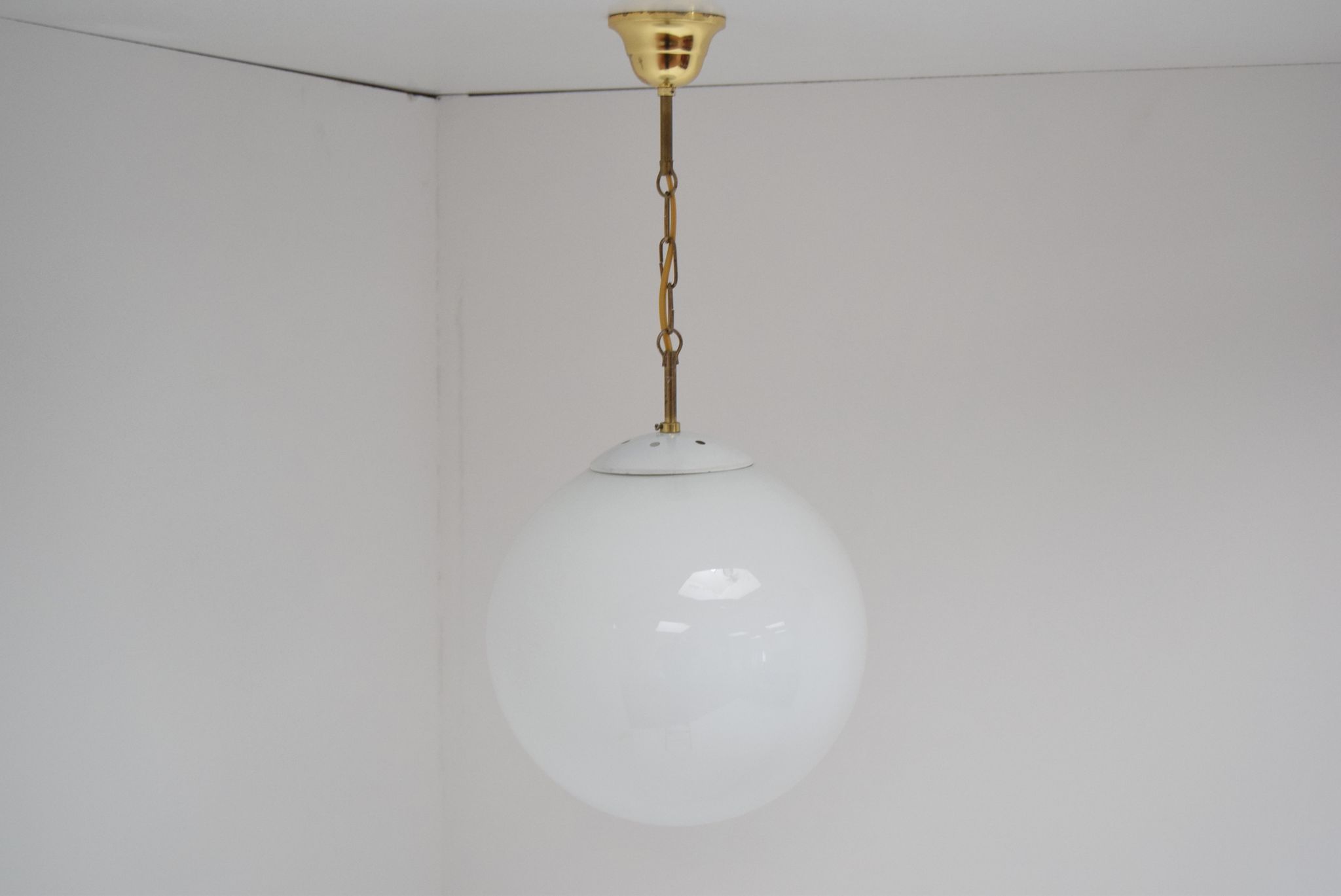Mid-century Glass Pendant,1970‘s