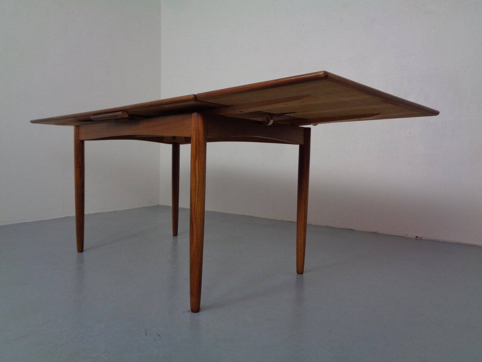 Danish Extendable Dining Table by Rosewood, 1960s
