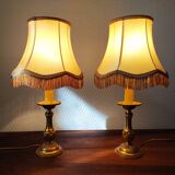 Paire de lampes vintage