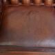 English style cowhide Chesterfield sofa