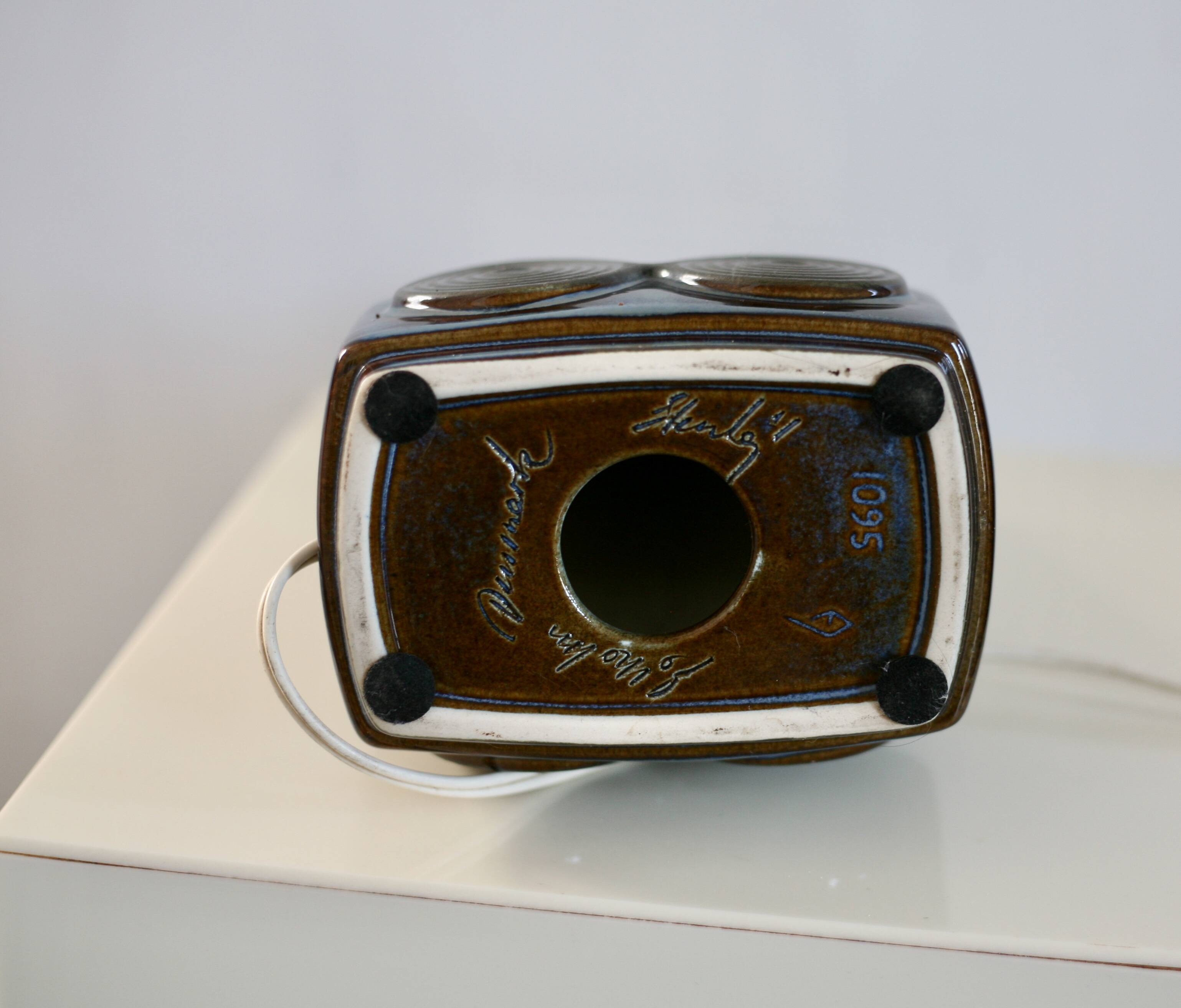 Lampe en céramique Soholm, Danemark, années 70