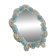 Venetian mirror made of Murano glass, for standing or hanging, 1950.