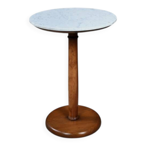 Guéridon en noyer et