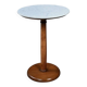 Walnut and marble gueridon, Restoration style – early 20th century