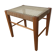 60s modernist stool, canning and wood