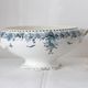 Terre de Fer tureen or salad bowl, Onnaing earthenware, Stella motif, French manufacture