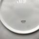 6 Oyster plates in white Limoges porcelain