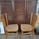 Chair Wood bistro bars Cannage