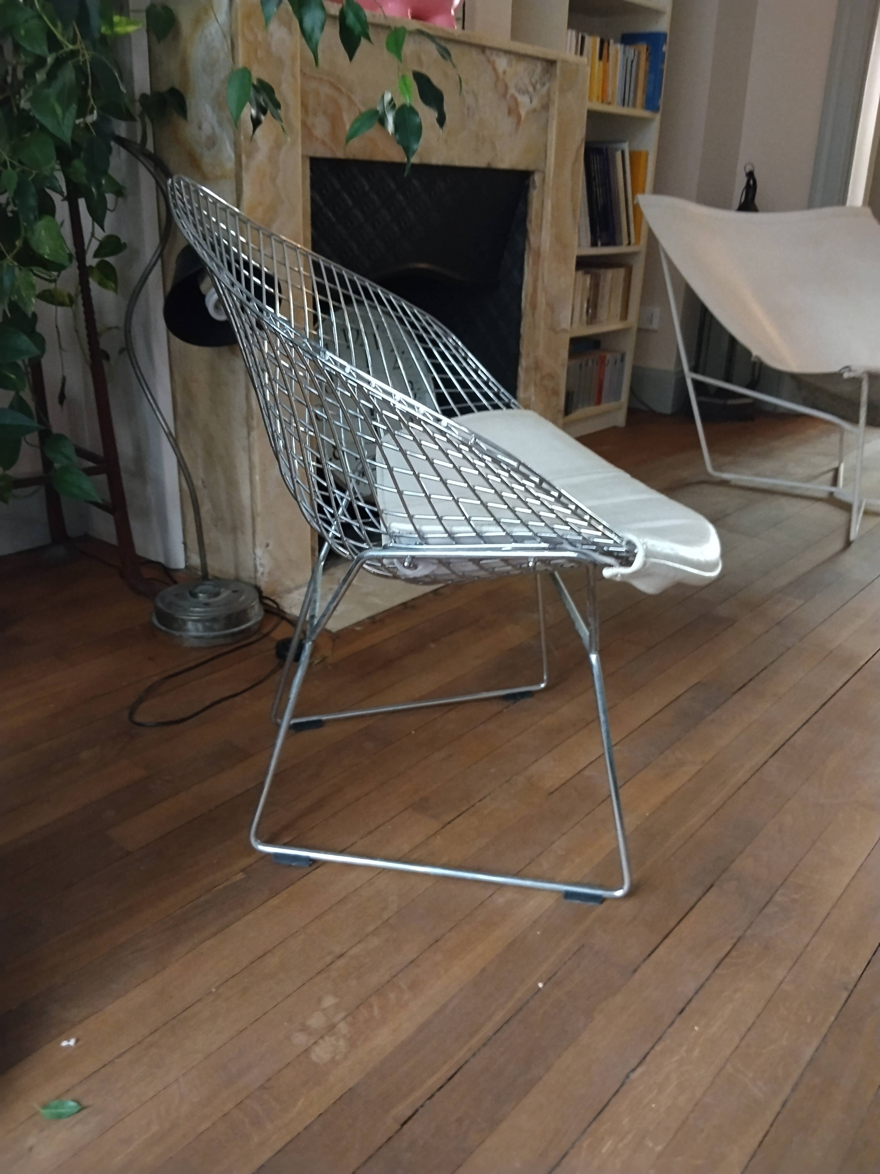 lot de 2 fauteuils design style diamant