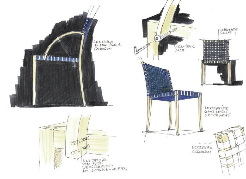 Model 737 chairs by Peter Maly for Thonet, 1990s set of 4