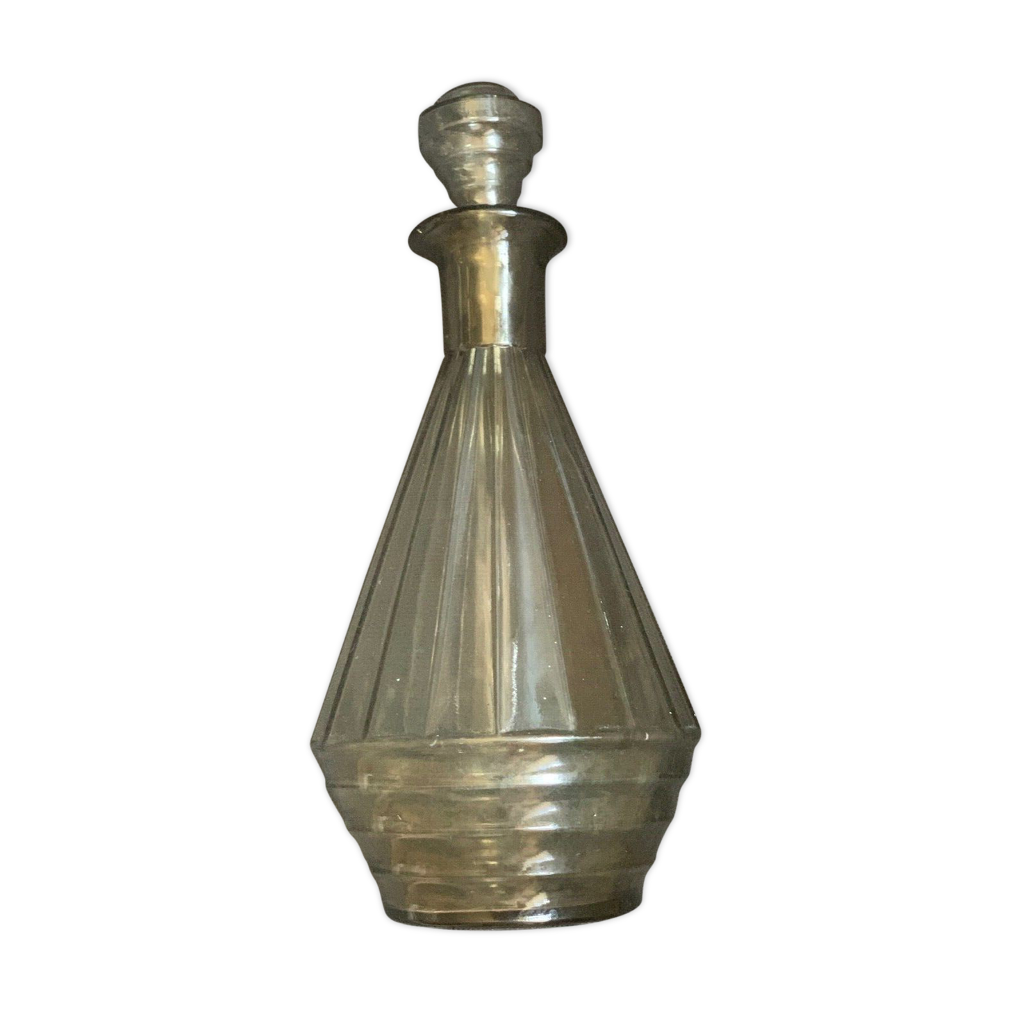 Black carafe, Art Deco, glass