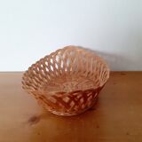 Oval wicker bread basket