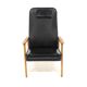 Fauteuil scandinave en simili-cuir, Suède, 1960