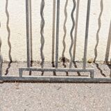 Pair of Art Deco wrought iron doors, circa 1925