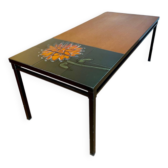 Wood/ceramic coffee table