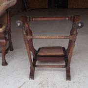 3 fauteuils chippendale en chêne massif, XIXème siècle