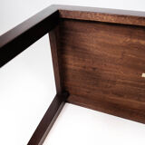 Side table in mahogany by Severin Hansen for Haslev Furniture, 1960s