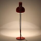 1960s Josef Hurka Red Desk Lamp, Czechoslovakia