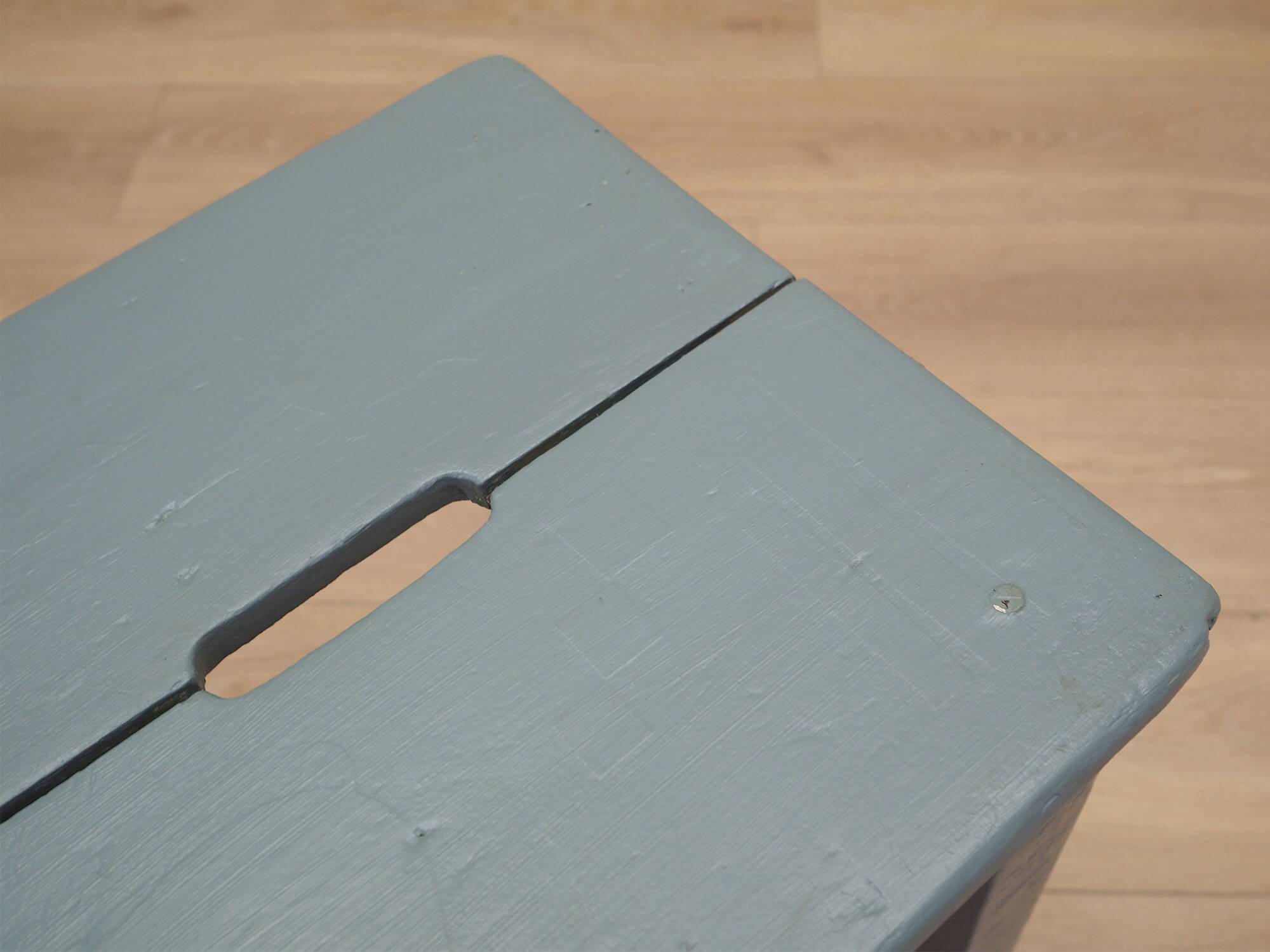 Pine stool, Danish design, 1950s, manufacture: Denmark