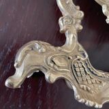 Psyche mirror in gilded bronze 34 X 31cm