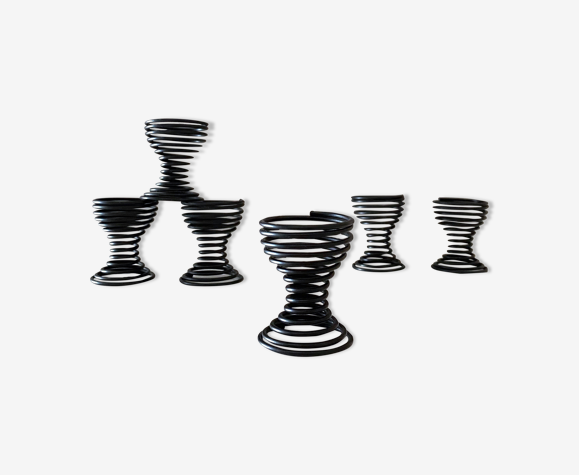 Coquetiers des années 80 spirale noire