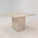 Italian Travertine Coffee Table, 1980's