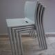 Set of 4 chairs thermo formed Jasper Morrison "Air Chair" Italy Seventies