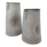 Mid-Century Modern Pair of Ceramic Pitchers by Alessio Tasca, 1970s, Italy