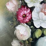 Large flower bouquet painting
