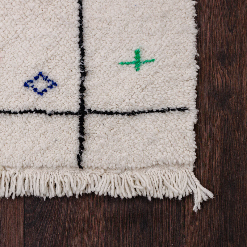 Tapis berbère motifs azilal 115x175 cm