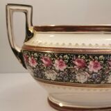 Belgian earthenware fireplace insert Boch la Louviere 1930s, 1940s