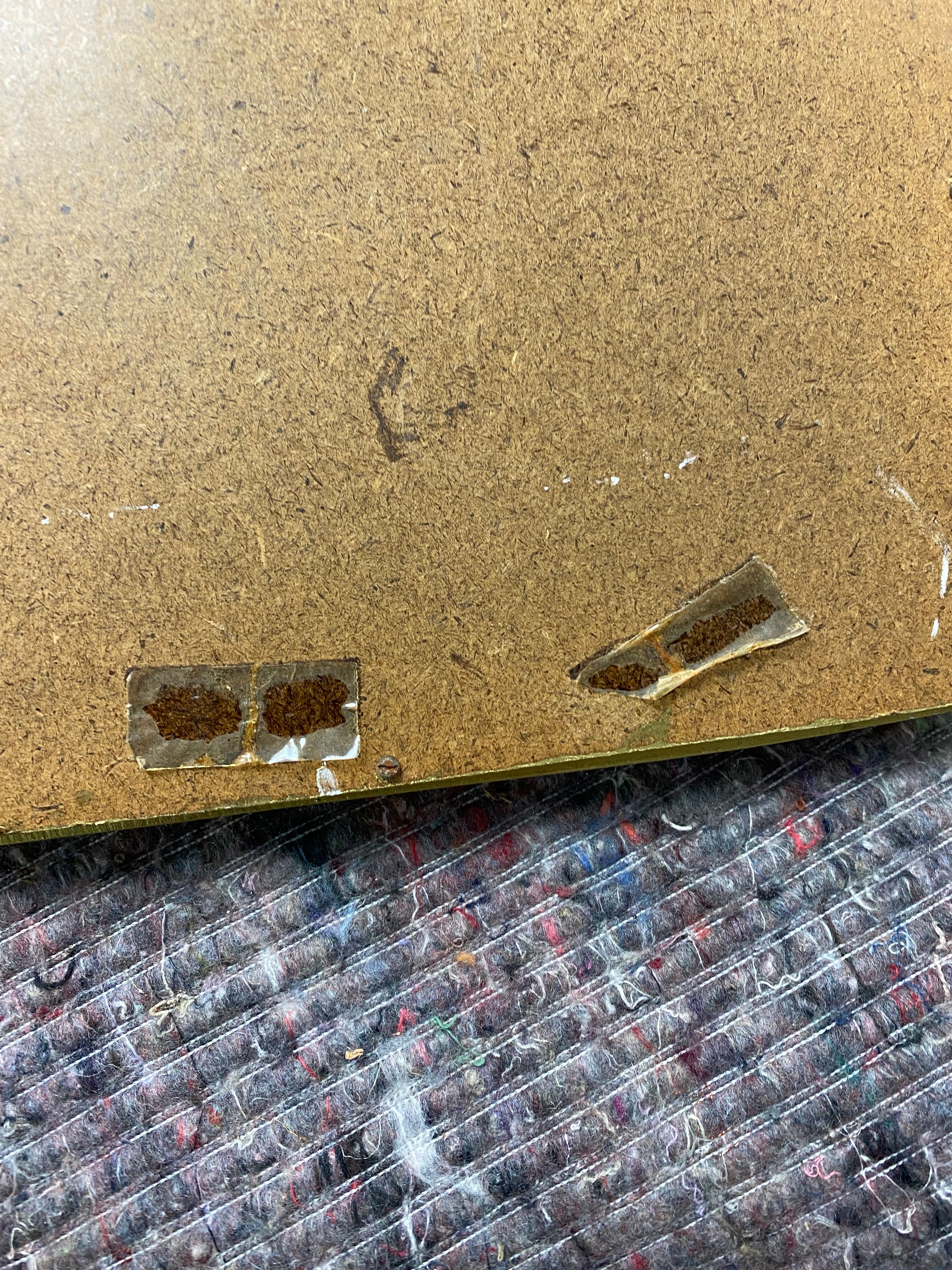 Vintage golden mirror