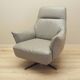 Leather swivel armchair, Italian design, 1990s, manufacture: Natuzzi