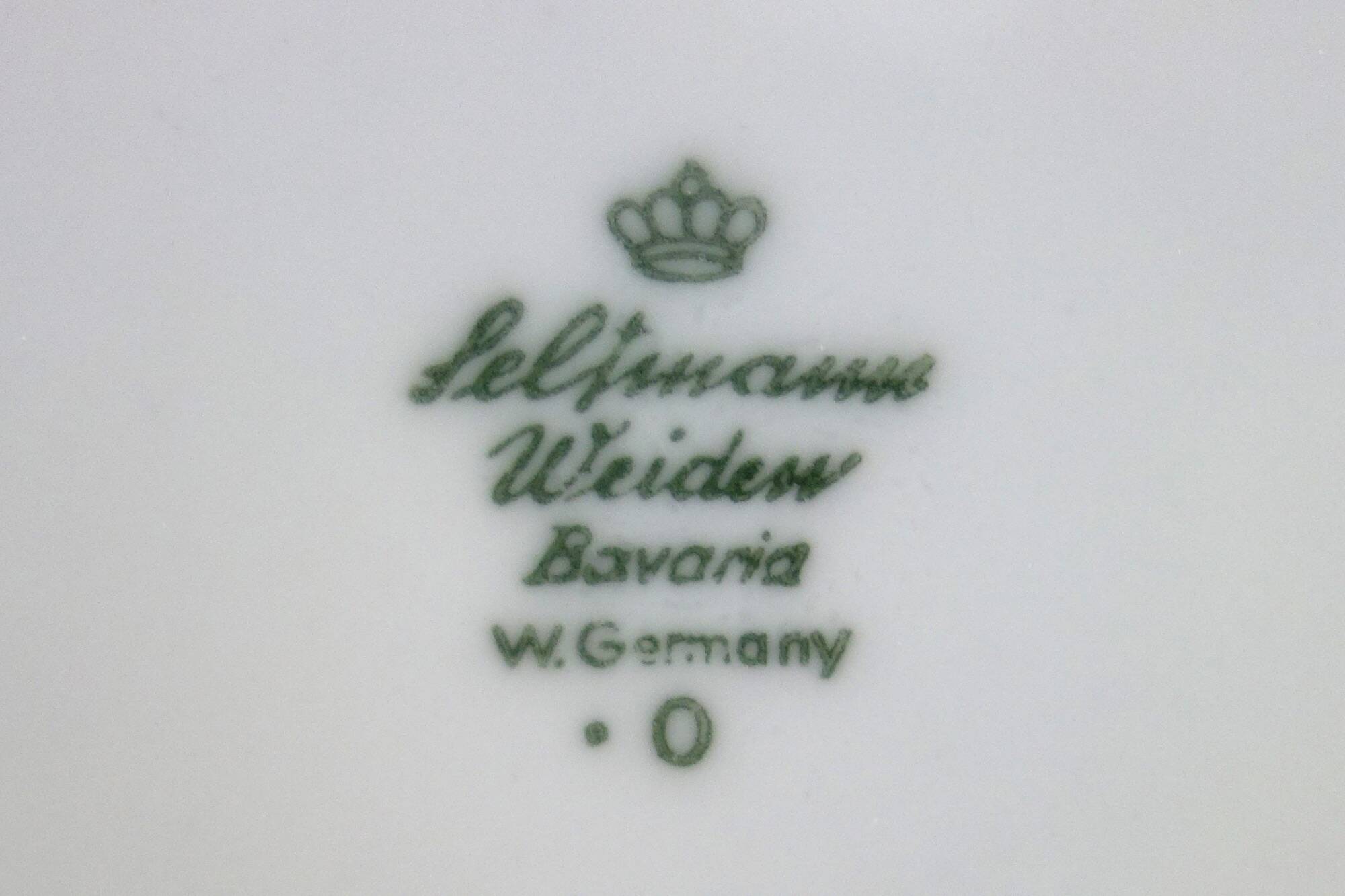 8 Flat Plates Seltmann Weiden West Germany 70s