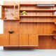 Royal mid-century teak wall unit by Poul Cadovius for Cado, 1960s