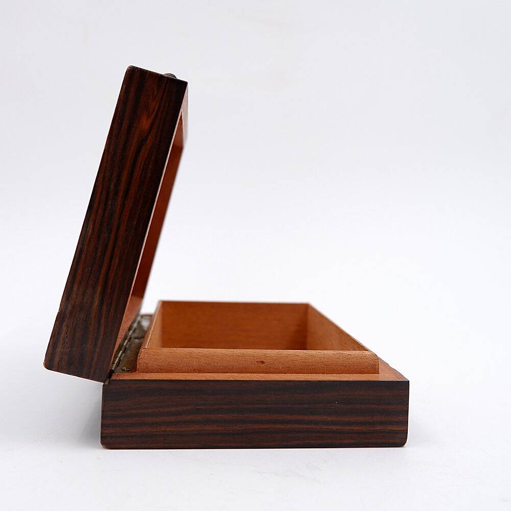 Art Deco box in wood and metal attributed to the DESNY House - 1930s